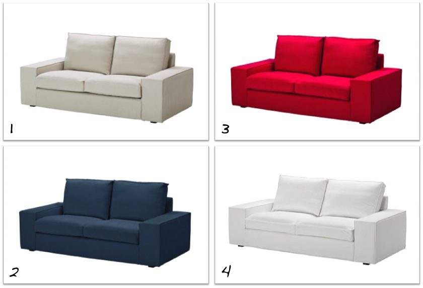 IKEA Kivik 2er Sofa in 4 Farben