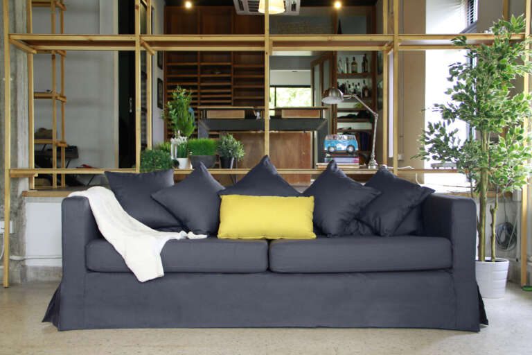What exactly is a slipcover and how will it look on my sofa?