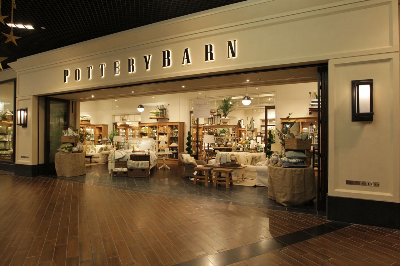 pottery barn usa Remodeled pottery barn returns to u village today