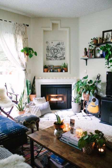 9 Ways To Give Your Living Room A Bohemian Makeover