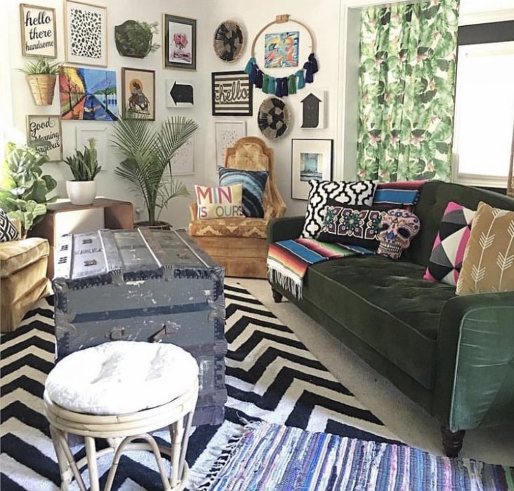 9 Ways To Give Your Living Room A Bohemian Makeover