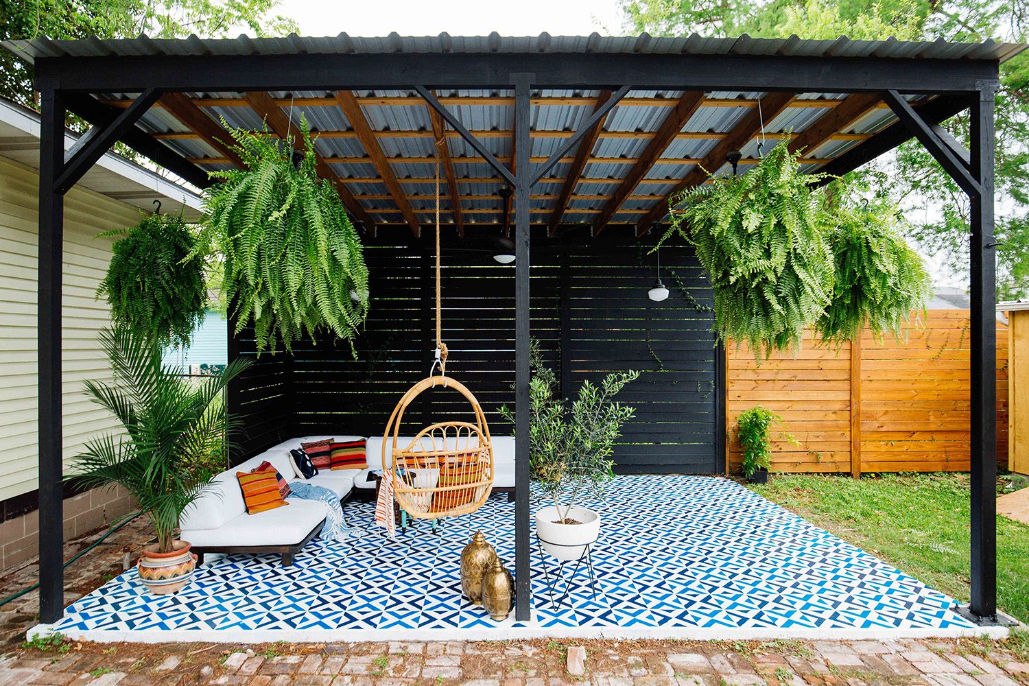 Patio space from