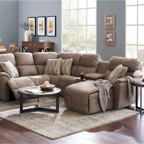 La-Z-boy powered recliner sectional sofa.