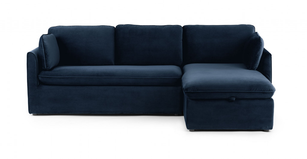 Sectional made from a left facing loveseat and a right facing chaise