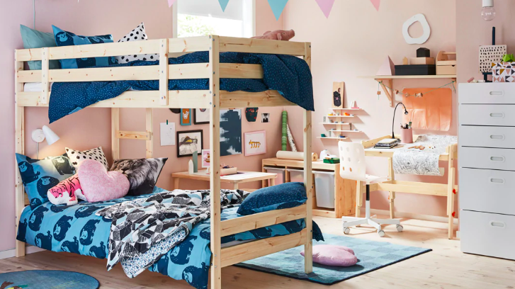 新品 IKEA 子ども用 伸縮ベッド - ベッド