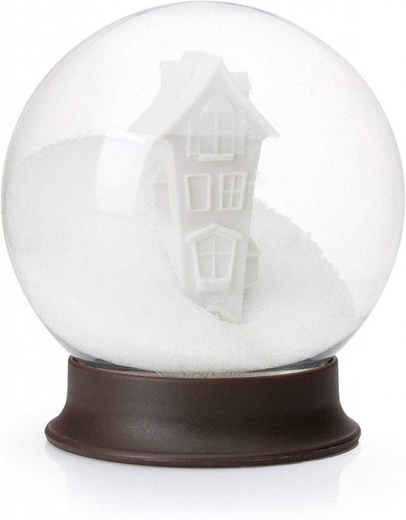 Looks like a snow globe, but it's actually a sugar container