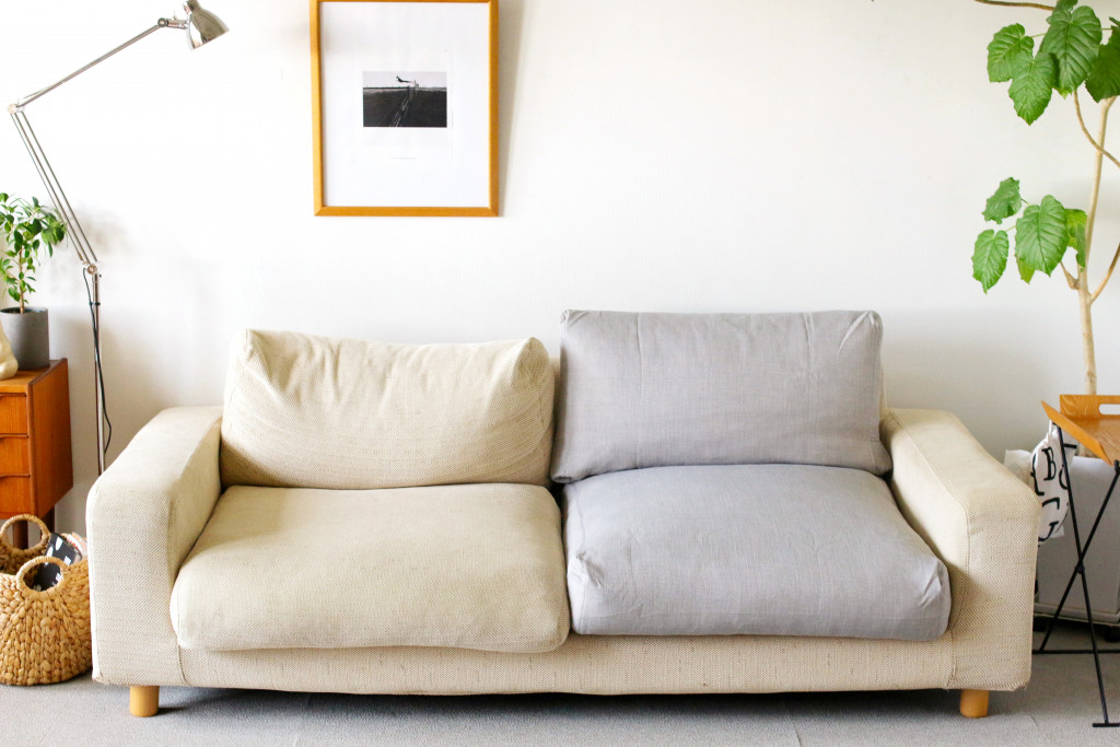 無印ソファのへたりの復活方法 ソファカバーでソファがまるで新品に Comfort Works ブログ デザインインスピレーション
