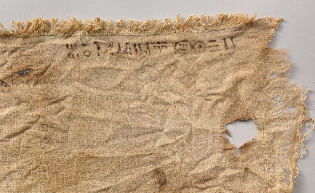 ancient linen from the Egyptian tombs