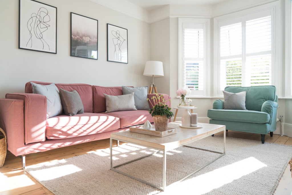 form fitting covers on the sofa make it cat-proof