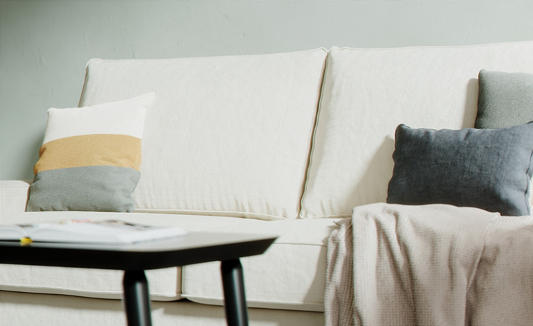 How to give your sofa a linen makeover without spending a ton of cash ...