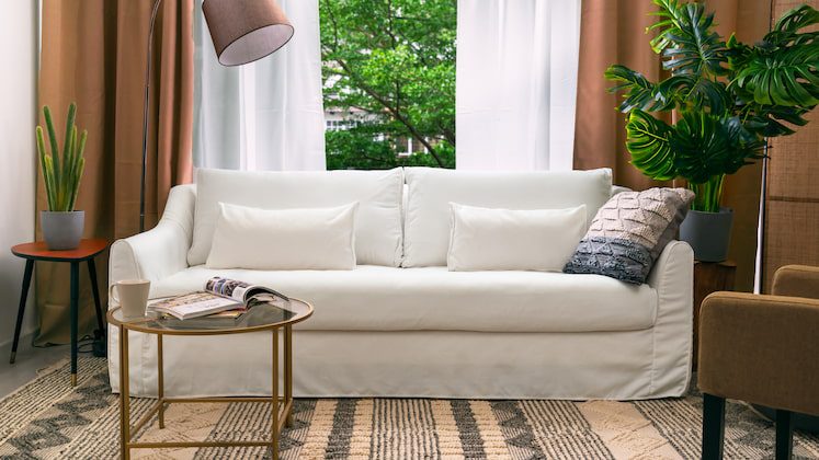 IKEA Farlov Sofa weiß Ersatzbezüge