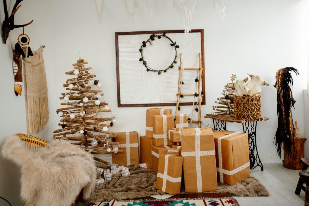 Weihnachts-Deko-Trend natürliche Materialien