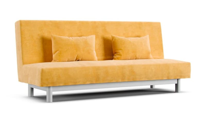 IKEA Beddinge sofa in yellow sofa covers