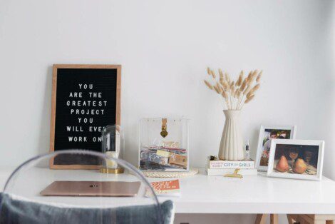 Content creator's desk