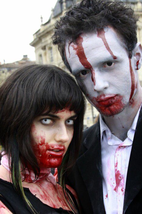 Zombie couple Halloween costume ideas