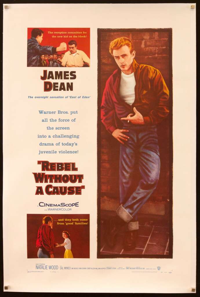 James Dean Rebel Without A Cause poster 