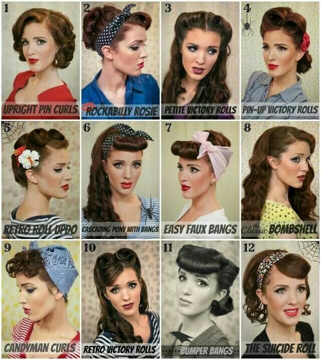 pin-up girl hair Halloween costume ideas