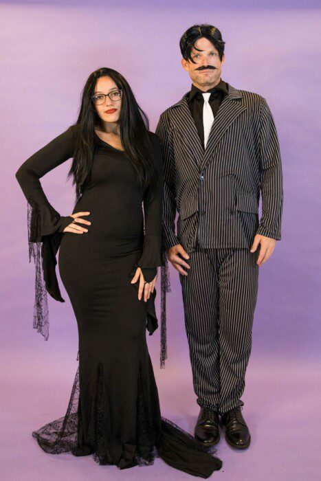 Morticia and Gomez Addams Halloween costume ideas couples