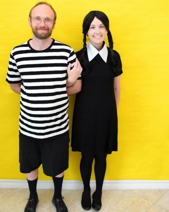 Wednesday & Pugsley Addams Halloween costume ideas