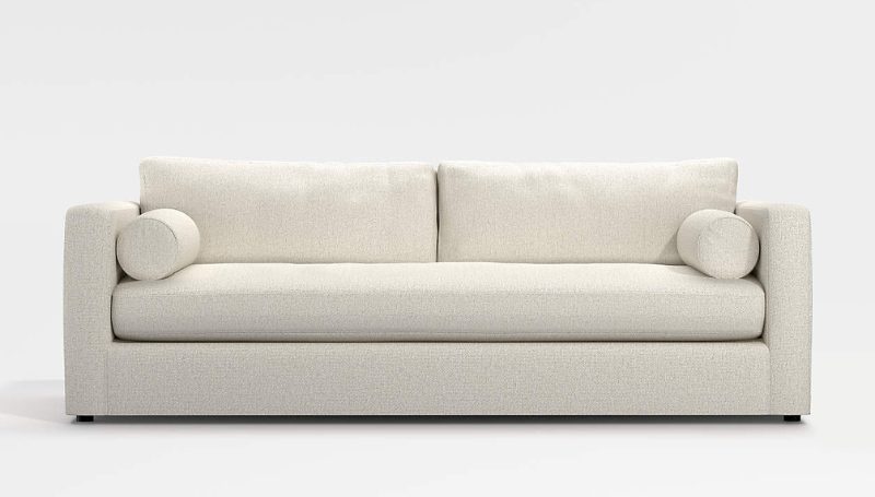 Cream-coloured-Crate-and-Barrel-Aris-Deep-Track-Arm-Sofa