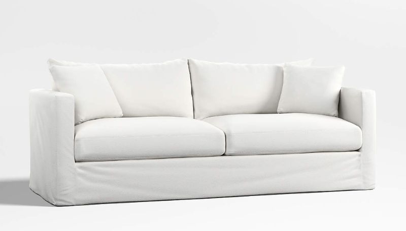 White-Crate-Barrel-Willow-2-Slipcovered-Sofa