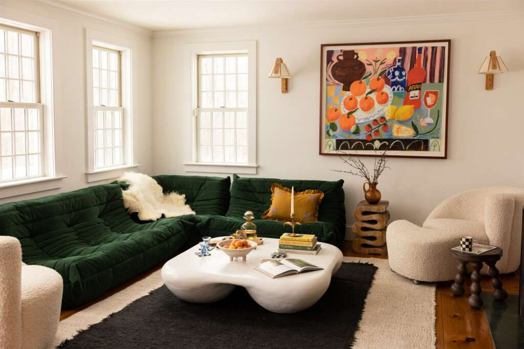 Spoak founder Hilah Stahl's Spoak designed living room